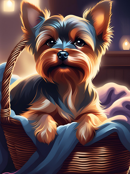 Dog Yorkie | Diamond Painting