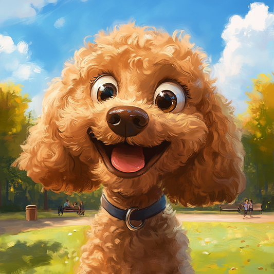 Park Dog | Diamond Painting