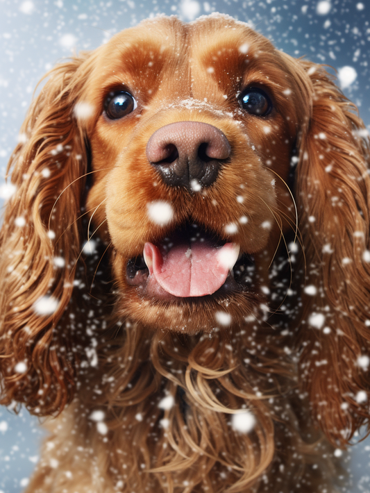 Christmas Dog | Diamond Painting