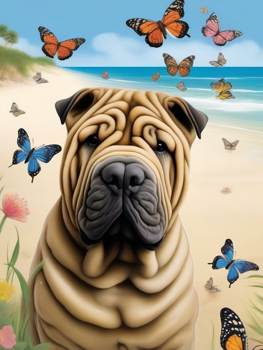 Shar Pei Dog | Diamond Painting