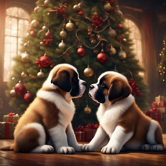 Saint Bernard Dog | Diamond Painting