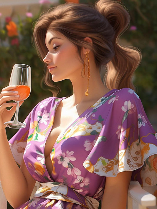 Beautiful Girl | Diamond Painting