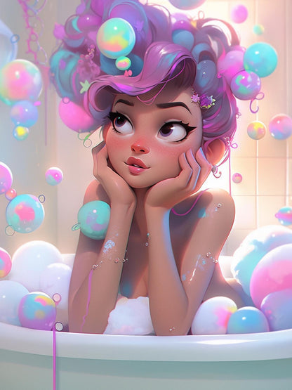 Beautiful Girl | Diamond Painting