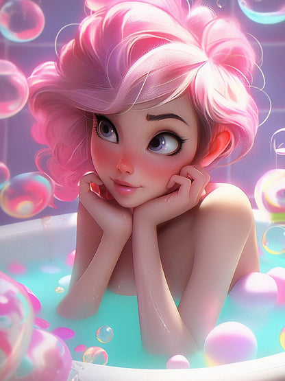 Beautiful Girl | Diamond Painting