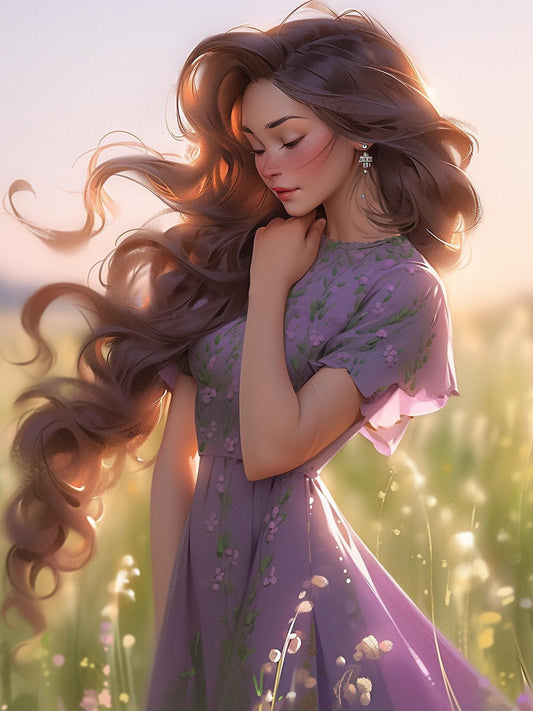 Beautiful Girl | Diamond Painting