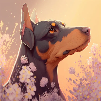 Doberman Dog | Diamond Painting
