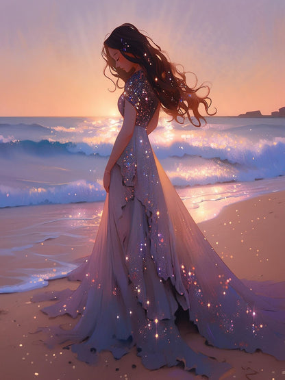 Beautiful Girl | Diamond Painting