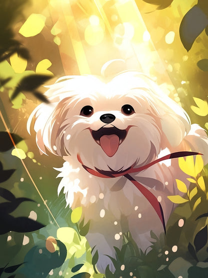 Maltese Dog | Diamond Painting
