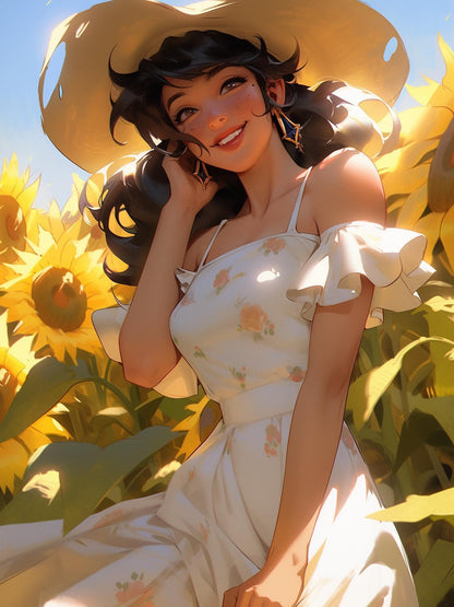 Beautiful Girl | Diamond Painting