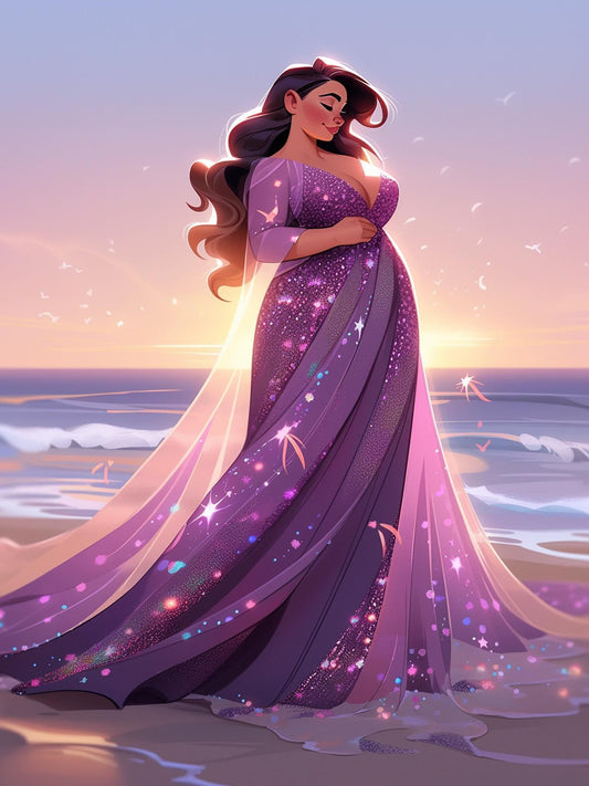 Beautiful Girl | Diamond Painting