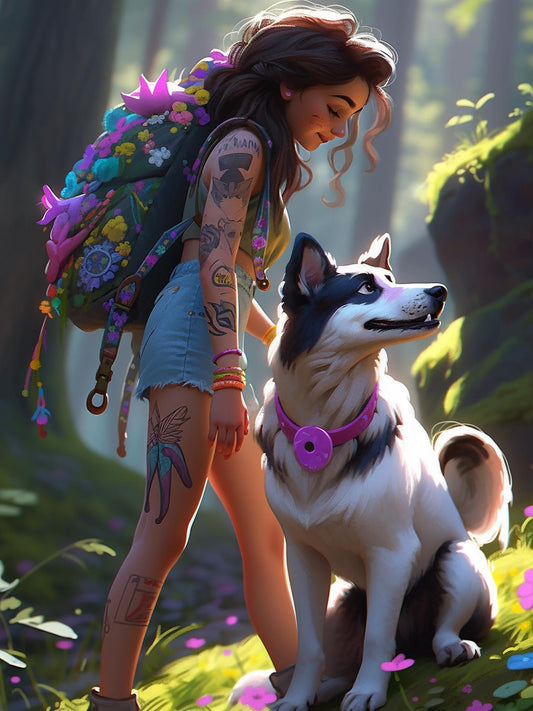 Beautiful Girl | Diamond Painting