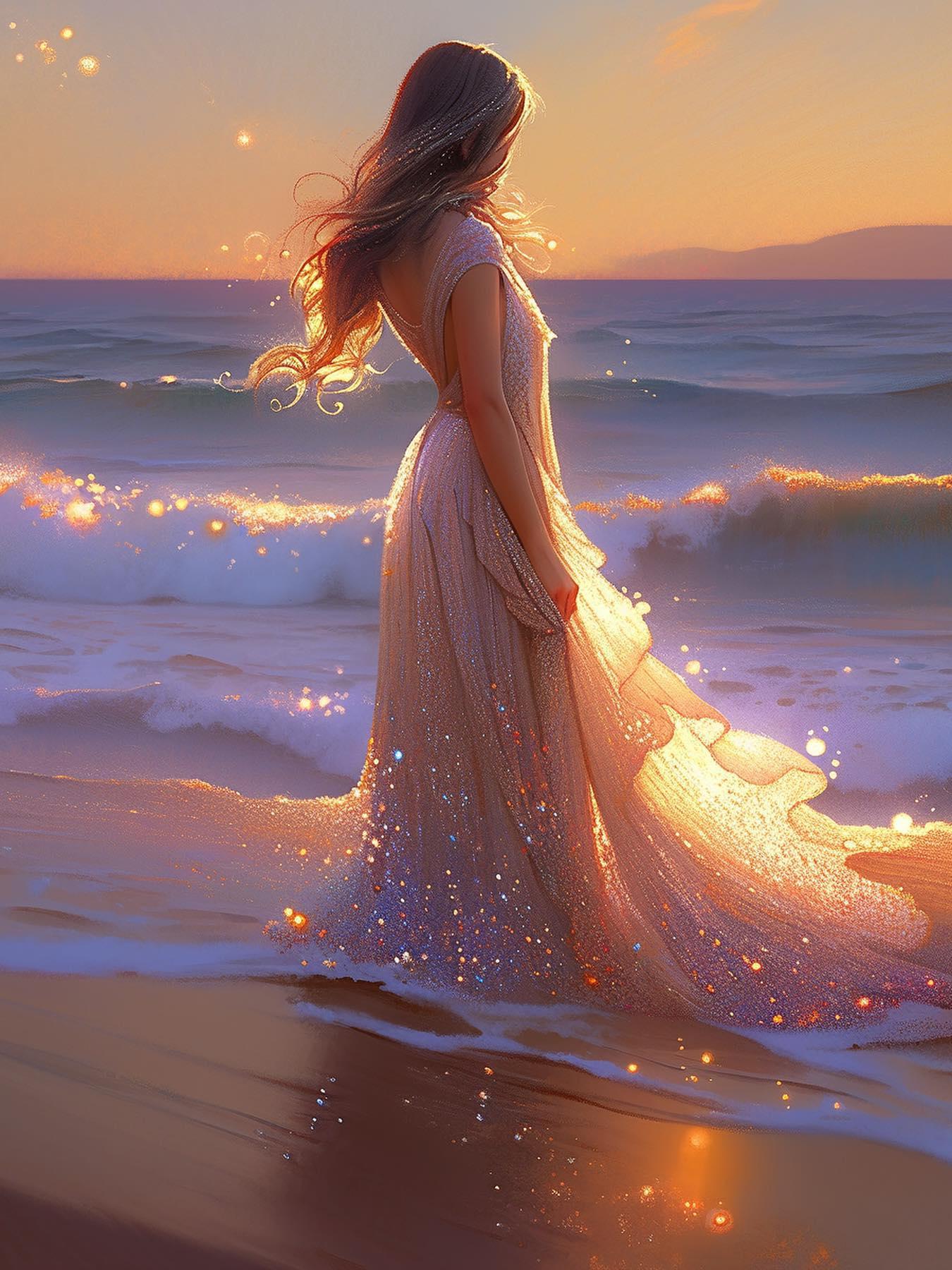 Beautiful Girl | Diamond Painting
