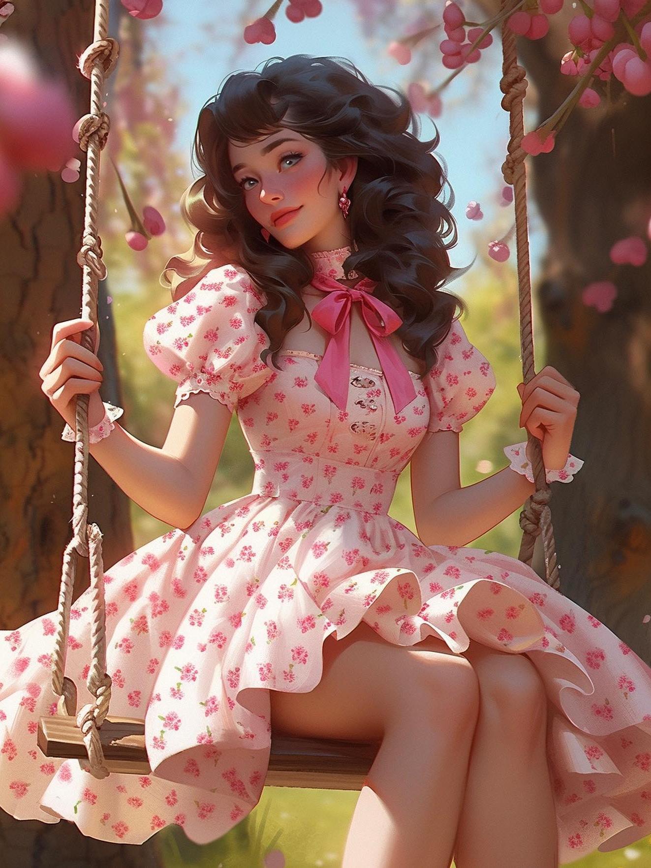 Beautiful Girl | Diamond Painting