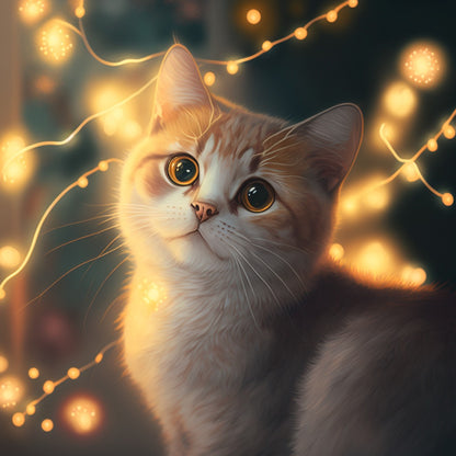 Midnight Cat | Diamond Painting