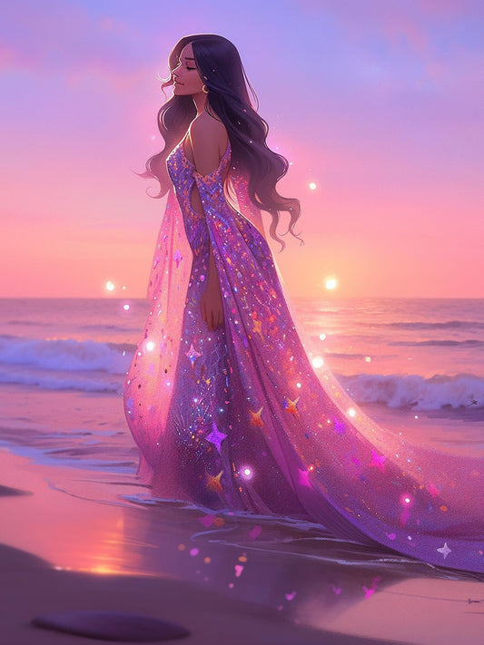 Beautiful Girl | Diamond Painting