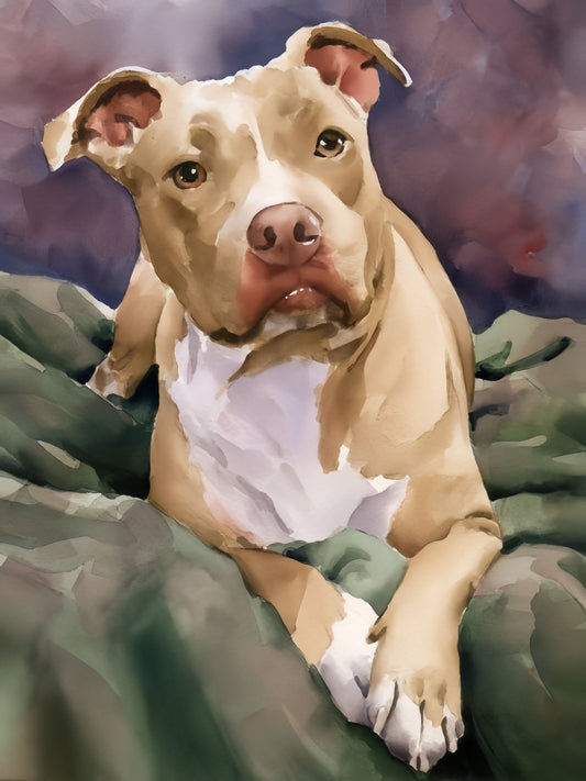 Dog Staffordshire Bull Terrier | Diamond Painting
