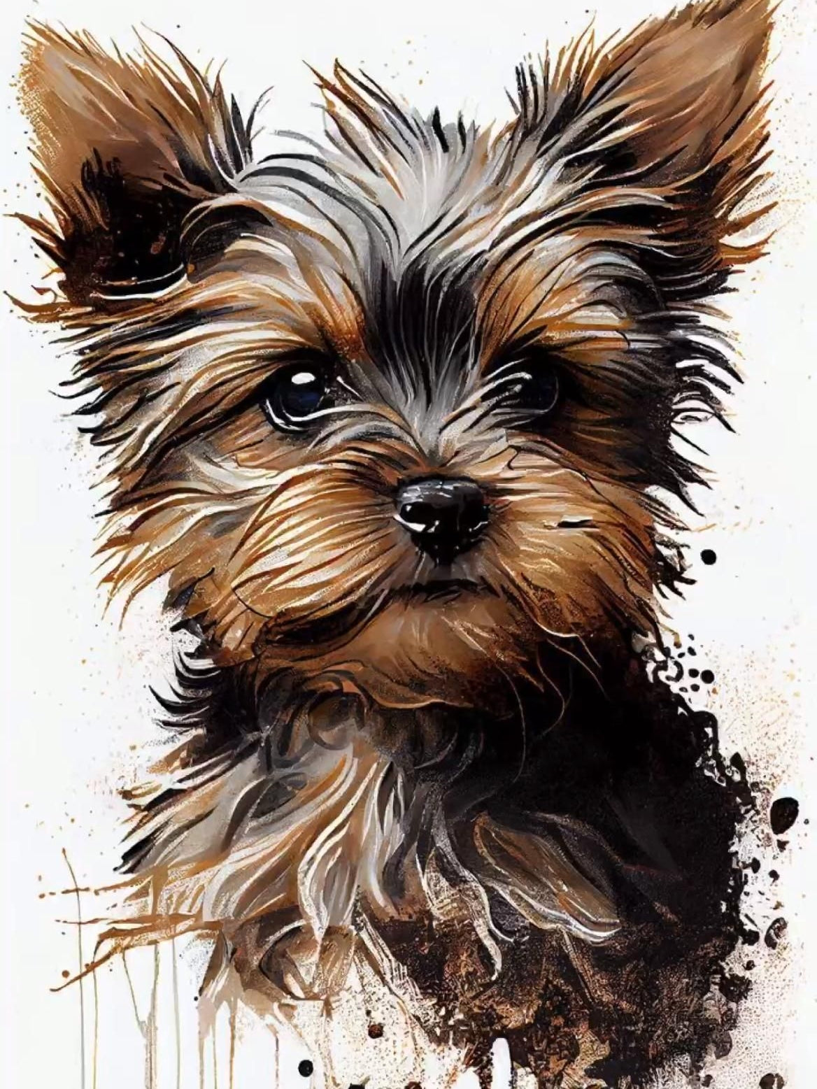 Dog Yorkie | Diamond Painting