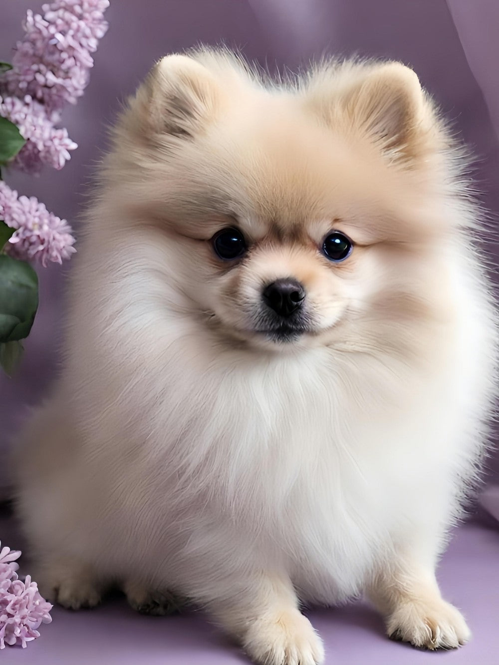 Pomeranian Dog | Diamond Painting