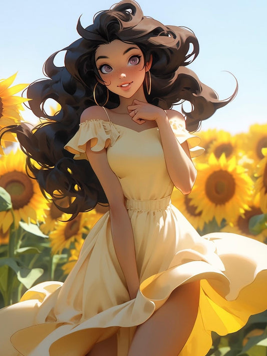 Beautiful Girl | Diamond Painting