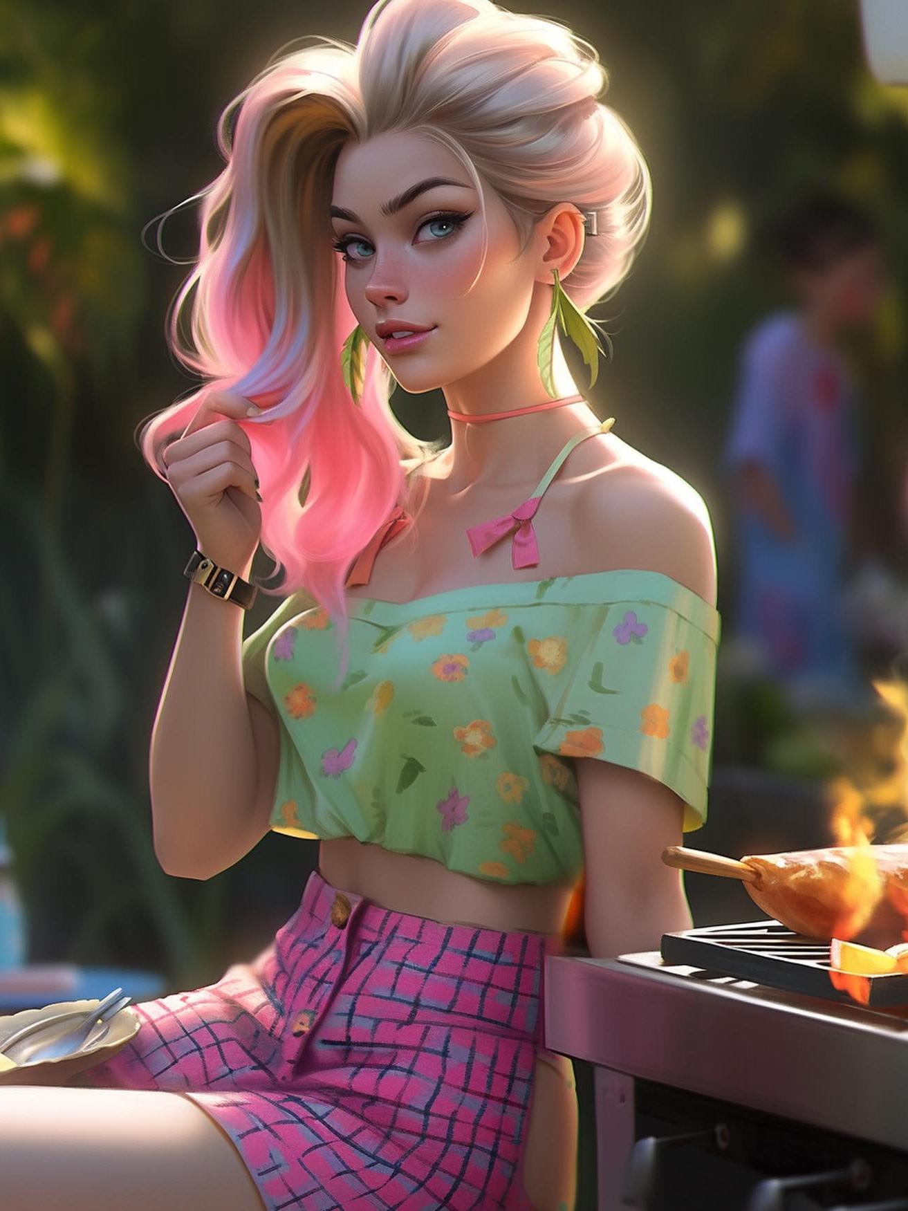 Beautiful Girl | Diamond Painting