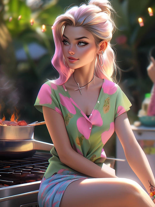 Beautiful Girl | Diamond Painting