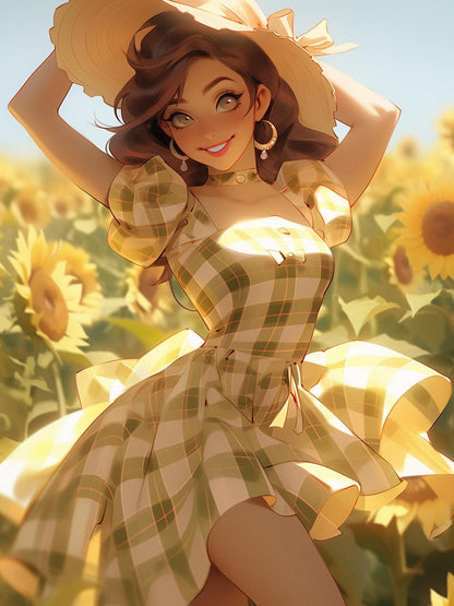 Beautiful Girl | Diamond Painting