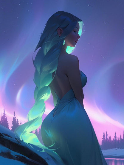 Beautiful Girl | Diamond Painting