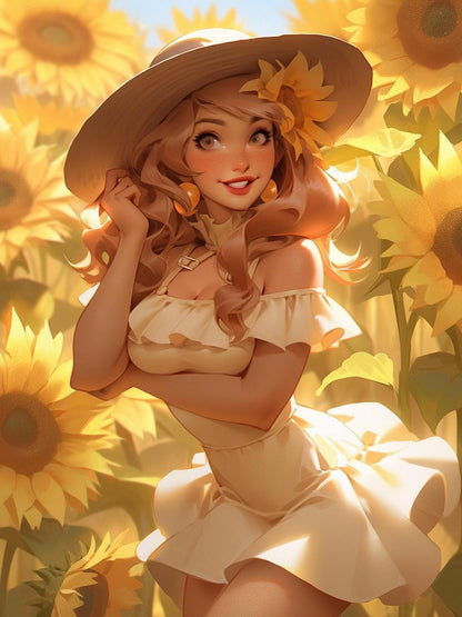 Beautiful Girl | Diamond Painting