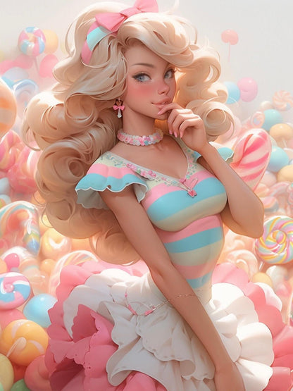 Beautiful Girl | Diamond Painting