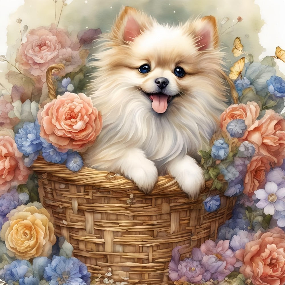 Pomeranian Dog | Diamond Painting