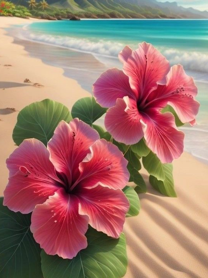 Hibiscus | Diamond Painting