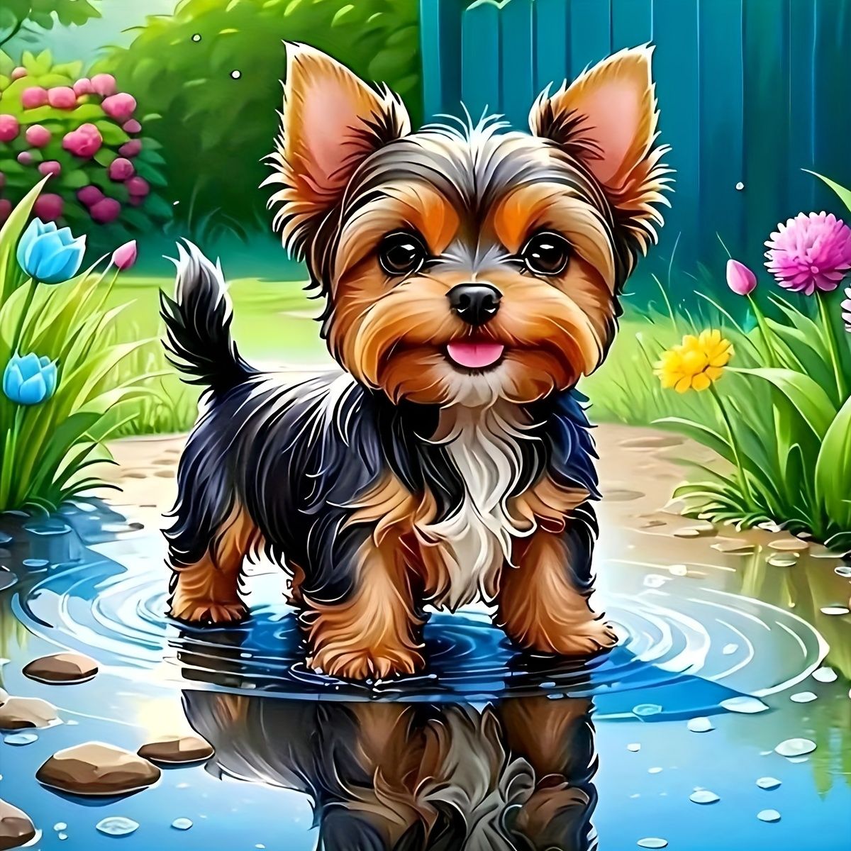 Dog Yorkie | Diamond Painting
