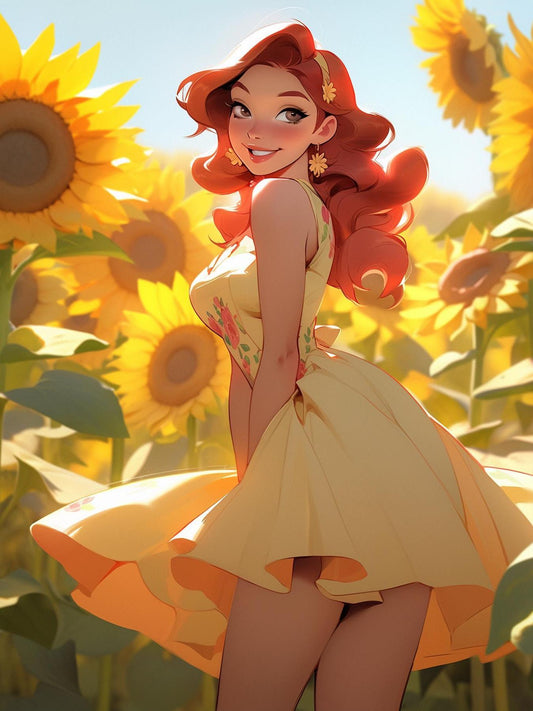 Beautiful Girl | Diamond Painting