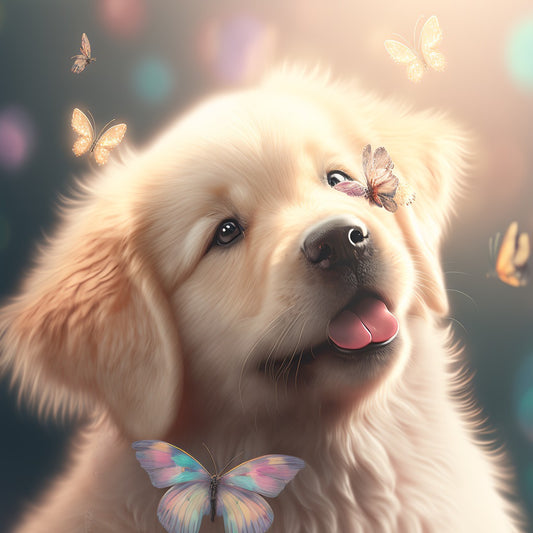 Dog Golden Retriever | Diamond Painting