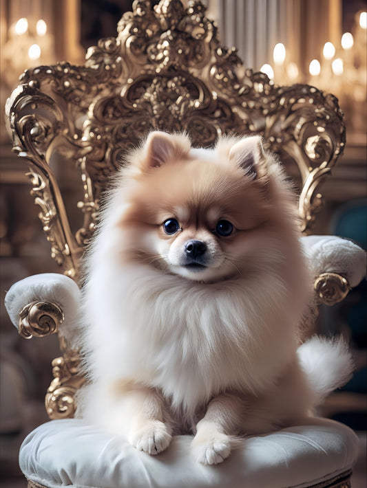Pomeranian Dog | Diamond Painting