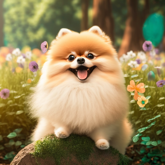 Pomeranian Dog | Diamond Painting