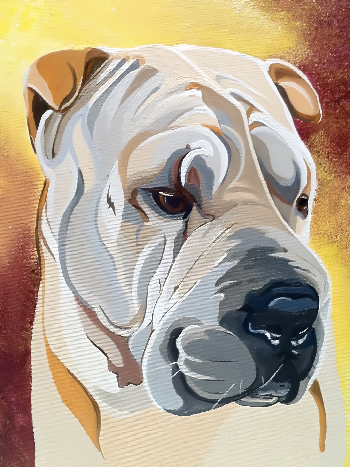 Shar Pei Dog | Diamond Painting