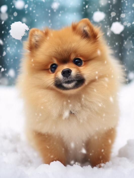 Christmas Dog | Diamond Painting