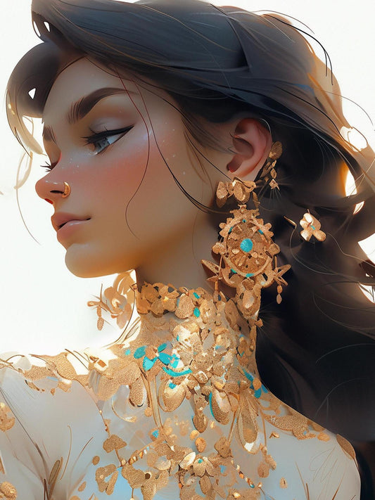 Beautiful Girl | Diamond Painting