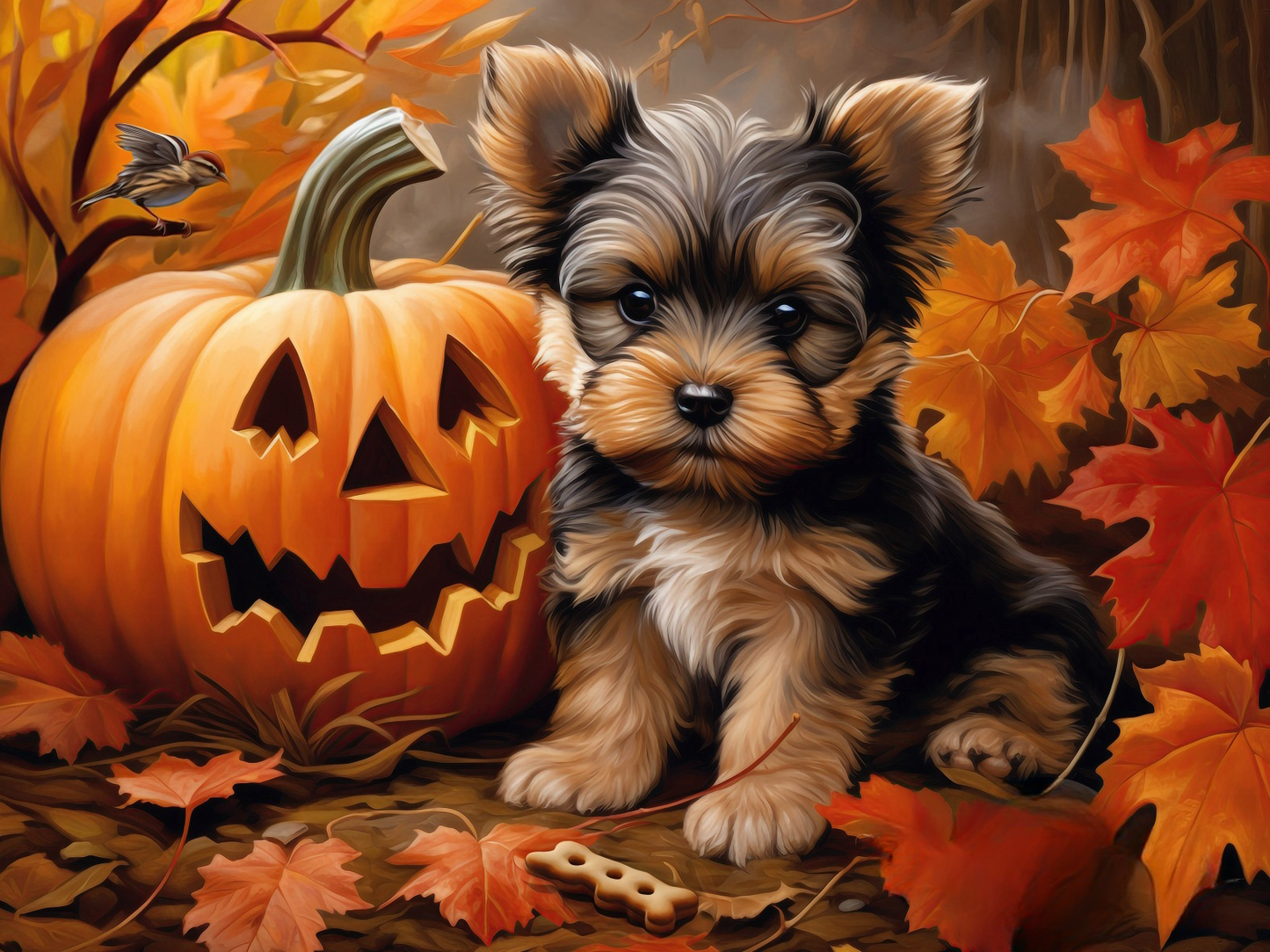 Dog Yorkie | Diamond Painting