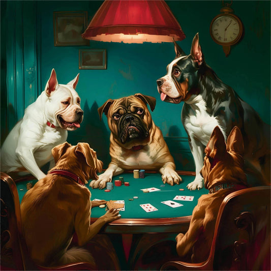 Playing Poker Dog | Diamond Painting