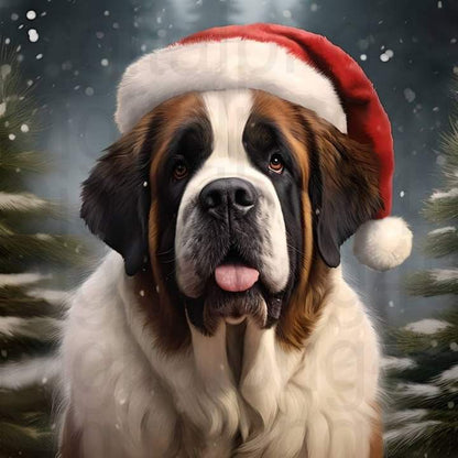 Saint Bernard Dog | Diamond Painting