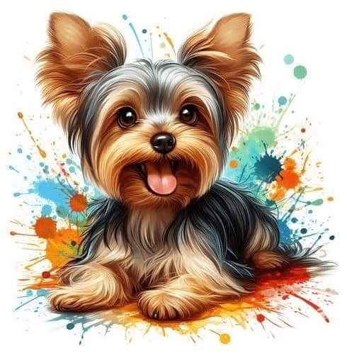 Dog Yorkie | Diamond Painting