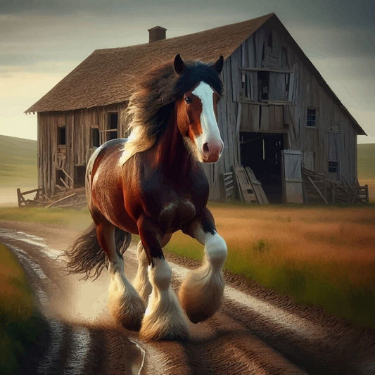 Clydesdale Horse | Diamond Painting