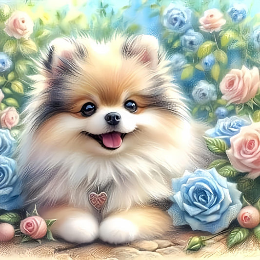 Pomeranian Dog | Diamond Painting