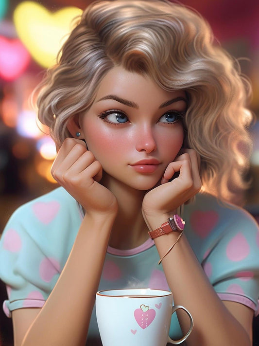 Beautiful Girl | Diamond Painting