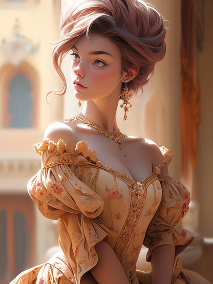 Beautiful Girl | Diamond Painting