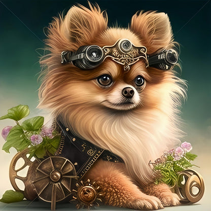 Pomeranian Dog | Diamond Painting