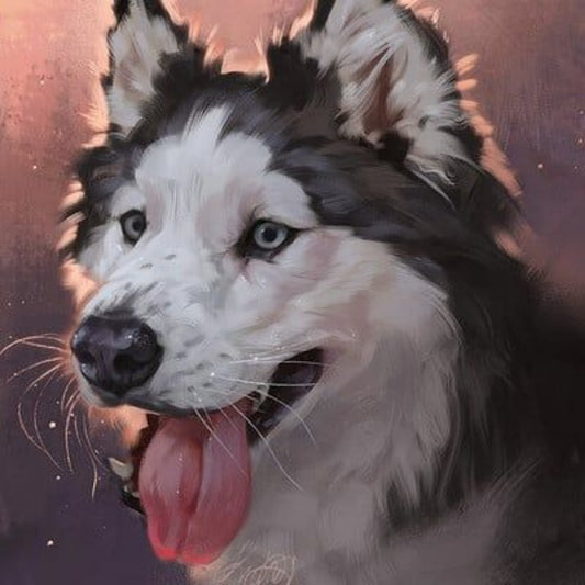 Husky Dog | Diamond Painting