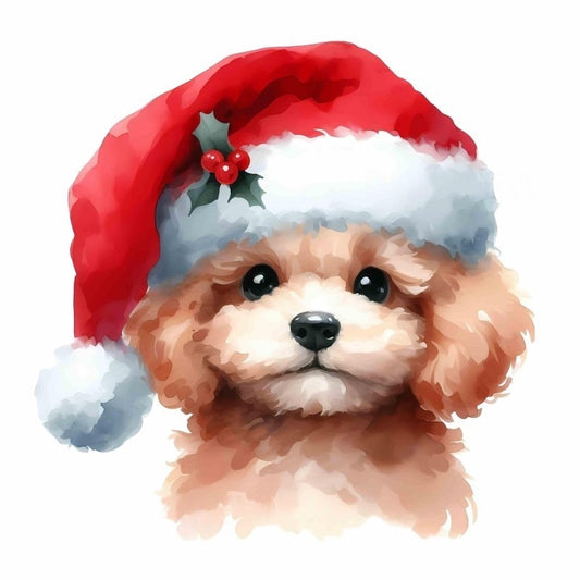 Christmas Dog | Diamond Painting